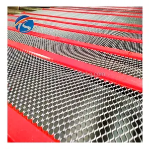 Factory real low price higher wear resistance pu self cleaning screen mesh screen vibrating mesh sieve mesh for promary sieving