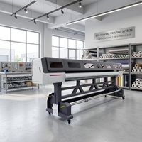 Impresora Plotter de 1.8m y 3.2m para Vinilo, Impresión Digital de Pancartas Flexibles, Precio de Máquina de Impresión de Gran Formato Xp600 I3200 con Tinta Eco Solvente