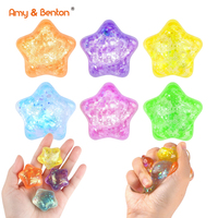 Glitter Sterren Knijpfiguurtjes Bulk Malt Suiker Stress Sterren Zintuiglijk Speelgoed Party Favoren Klaslokaal Prijzen voor Kinderen