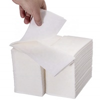 Serviettes de toilette jetables, en papier, 25 pièces