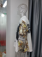 T-shirt surdimensionné en coton lourd Guangzhou Shangshang, coupe irrégulière, impression numérique DTG, t-shirt boxy pour homme