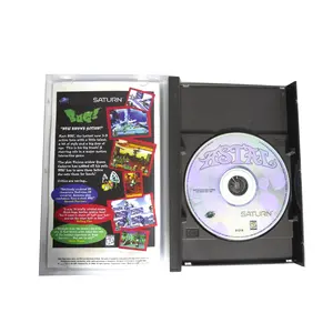 Saturno Disc Game Kisuishou Densetsu Astal com desbloqueio manual, jogo de console retrô de vídeo com leitura direta, estojo de concha