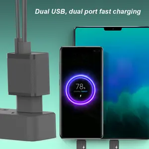 2023 Best Selling Applicable To EU Countries United States 5V/2.1A Phone Charger Charger Type-c Fast Charging