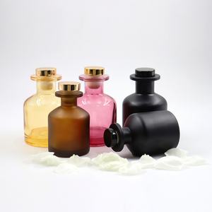 Custom <b>50ml</b> 100ml 150ml 250ml Glass Diffuser <b>Bottle</b> Matte Black Empty Aroma Scents <b>Bottles</b> Air Freshener <b>Bottle</b> with Stopper - Product Image 5