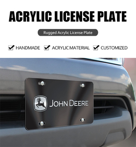 <span class=keywords><strong>Plaque</strong></span> d'immatriculation personnalisée en acrylique, numéro de <span class=keywords><strong>voiture</strong></span> personnalisé, <span class=keywords><strong>plaque</strong></span> PMMA fantaisie découpée au laser, cadre de <span class=keywords><strong>plaque</strong></span> réfléchissant vierge - Product Image 4