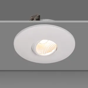 Kısılabilir downlight ince led gömme tavan ışığı 360 derece ayarlanabilir ip44 manyetik değiştirilebilir led downlight