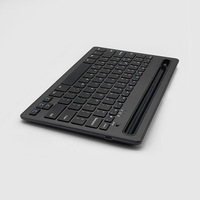 Nouveau clavier mini sans fil Bluetooth rechargeable USB-C avec support pour téléphone portable et ordinateur portable BT-037AR