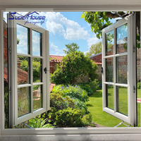 Ventanas de cristal abatibles de aluminio personalizadas Superhouse con diseño contemporáneo de barra de Colonia con certificado de fábrica