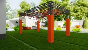 Équipement de parcours d'obstacles professionnel OCR <span class=keywords><strong>Ninja</strong></span> <span class=keywords><strong>Warrior</strong></span> pour jardin, vente directe d'usine pour adolescents et adultes - Product Image 6