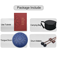 Jinfang Professional Steel Tongue Drum Handpan Tank Drum Professional Percussion Instrument Custom LOGO