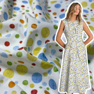 Hot Sale 100% Cotton <strong>Fabric</strong> Colorful Dot <strong>Pattern</strong> Custom Print <strong>Fabric</strong> for Clothing <strong>Quilting</strong> <strong>Patchwork</strong> - Product Image 3