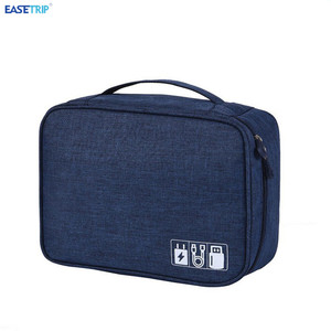 Sacs de rangement de câbles électriques portables chargeur d'alimentation multifonction Double étanche voyage U disque accessoires numériques organisateur - Product Image 4
