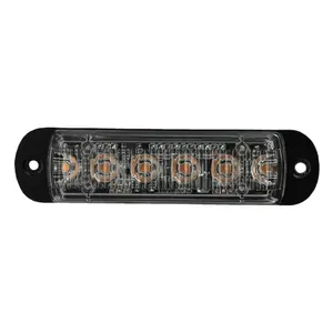 Las luces estroboscópicas Led de doble Color de alta potencia de 120mm pueden cambiar los colores de la ventana Interior del visera luz de advertencia para coches utilitarios - Product Image 1