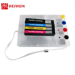 Bình Mực Ciss Cao Cấp Heshun Dành Cho Máy In HP Pagewide Pro Mfp 477dw Ciss 552dw 577dw Được Quản Lý P55250dw P57750dw