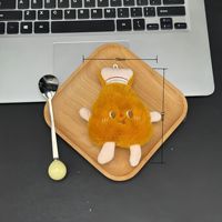 Porte-clés en peluche couineur en forme de hamburger, frites et cuisse de poulet, grand pendentif alimentaire, breloque de sac pour couple, vente en gros
