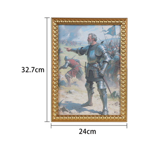 Tường trang trí nội thất Tabletop hiển thị vàng trang trí công phu Vintage 5x7 khung ảnh 5x7 hình ảnh khung với kính thực - Product Image 3