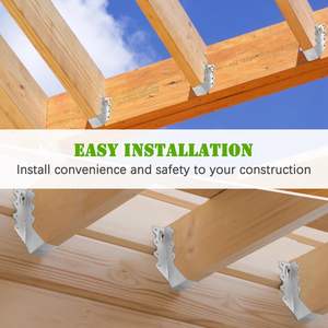 Connecteur <span class=keywords><strong>d</strong></span>'angle métallique personnalisable en usine, support de poutre en acier pour <span class=keywords><strong>la</strong></span> construction, idéal pour <span class=keywords><strong>la</strong></span> connexion du bois – <span class=keywords><strong>Vente</strong></span> chaude - Product Image 6