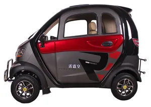The New Three-person Fully Enclosed Electric Four-wheeler Fully Enclosed Four-wheeler Four-wheel Electric Vehicle Adult Electric