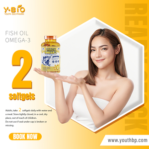 Gélules d'huile de poisson naturelle riche en oméga-3, nourrissent les cellules de la rétine et protègent la santé oculaire pour les employés de bureau OEM - Product Image 6