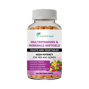 Factory Direct Multivitamin Minerals Softgels with Vitamin C Energy Brain Heart Health Bone Strength Muscle Function Softgels - Product Image 1