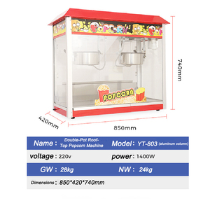 Nueva Máquina de <span class=keywords><strong>Palomitas</strong></span> de Maíz Eléctrica Comercial Automática Yuetu, Profesional, de Acero Inoxidable, Capacidad de 8 oz, <span class=keywords><strong>Palomitas</strong></span> de Maíz <span class=keywords><strong>con</strong></span> Caramelo, 1400 W - Product Image 5