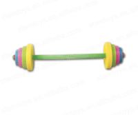 Offre Spéciale unisexe sport Mini jeu exercice haltères ensemble de poids en plastique eau/sable remplissage haltère jouets loisirs extérieur/intérieur