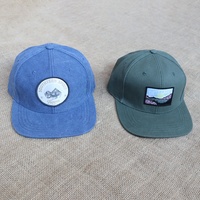 Topi Snapback 6 Panel Berbahan Kanvas Ripstop dengan Logo Patch Tenun Kustom, Model Vintage untuk Pria & Wanita, Kasual, Cocok untuk Hiking & Aktivitas Luar Ruangan, Produk Terlaris