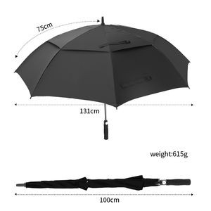 Paraguas de golf promocionales personalizados con impresión, resistentes al viento, para exteriores, de alta resistencia, para eventos corporativos - Product Image 1