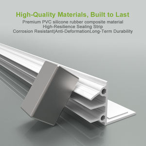 Bande d'étanchéité en silicone pour portes, isolation phonique, bande d'étanchéité pour portes, anti-froid, auto-adhésive, anti-poussière, anti-insectes - Product Image 4