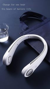 พัดลมห้อยคอแบบเย็นสำหรับกลางแจ้งขนาดเล็กน้ำหนักเบาพกพาสะดวกใช้งานได้นานใช้งานได้3ระดับเงียบ - Product Image 2