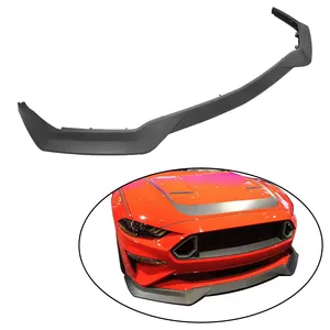 B Material Front Bumper Lip Splitter SPM PP Rock Style 2018 2019 for Ford Mustang Front Lip Body Kit Accessories Plastic Jiangsu