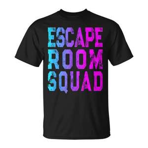 Camiseta para fiesta en grupo de Escape Room Squad - Product Image 1