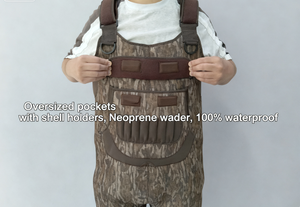 TOPIND Cómodo Camuflaje Hombres Shadow Waders Impermeable Aislamiento Neopreno Pesca Caza Chest Waders con Botas - Product Image 2