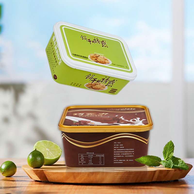 Customizable IML Plastic PP Mould Label Box Reusable Hot Disposable PP Plastic Cup 750/1000ml