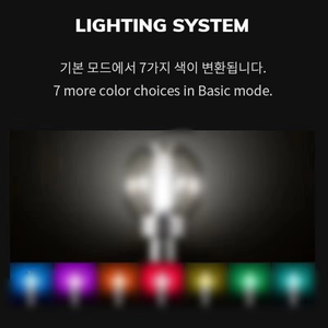Bâton lumineux de concert LED de haute qualité V1.0, lampe à main Kpop Idol Support Merch avec Bluetooth pour les fans - Product Image 5