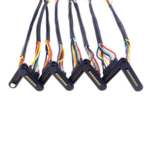 Từ Pogo Pin Kết Nối USB Phí Cáp Dữ Liệu 2 3 4 5 6 7 8 9 Cực 2.2 Mm Lưới 3A Không Thấm Nước Pad Dây Khai Thác - Product Image 6