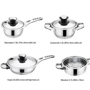 Marmite à lait à vapeur de cuisine Poêle à frire Set16-in-1 Kit d'ustensiles de cuisine antiadhésifs Casseroles <span class=keywords><strong>et</strong></span> poêles écologiques - Product Image 4