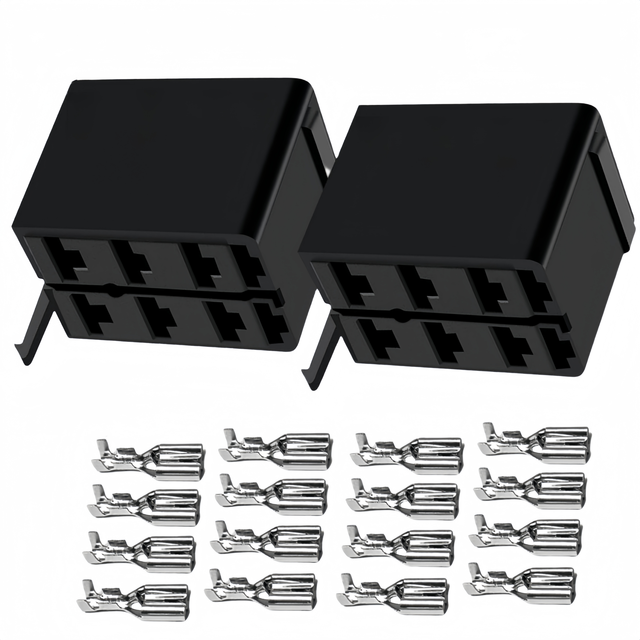 2-8 Pin Carling Rocker Switch Terminal Wire Connector Housing, Custom Marine Boat Rocker Switch Block Connector Socket Plug Kit