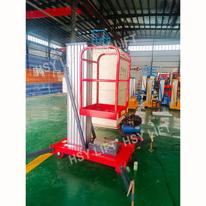 6m 8m 9m 10m 12m हवाई कामकाजी व्यक्तिगत लिफ्ट इलेक्ट्रिक लिफ्टिंग ऊर्ध्वाधर एकल माकास्ट एल्यूमीनियम मिश्र धातु आदमी लिफ्ट मंच - Product Image 3