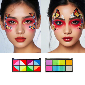 Palette de <span class=keywords><strong>peinture</strong></span> pour le visage Split Cake de <span class=keywords><strong>MS</strong></span> Body Painting Supplies |   Certifié CE |   Vente en gros pour les festivals et événements - Product Image 2