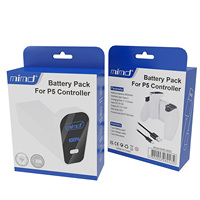 Batería Externa de Plástico de 2000 mAh para Control Inalámbrico P5, Cargador de Joystick Recargable con Cable USB