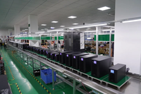 Alimentation électrique industrielle à haute fréquence, UPS en ligne 1KVA, type double conversion, 230V 50Hz, batterie intégrée 12V 7AH 9AH