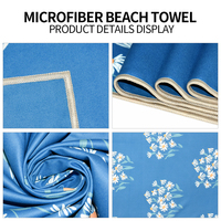 Wholesale Printed Custom Logo Microfiber Eco Friendly Luxury Striped All-Season Modern Child Beach Towels Super Soft Quick-Dry