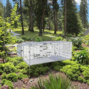 Vivo Gabbia di Metallo Gabbia Trappola Piccolo e Grande Pet Gatto Selvatico per l'applicazione di piccoli animali - Product Image 3