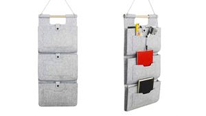 Best Selling Household Items Felt Hanging Wall File Organizer for Home Office Dorm - Product Image 5