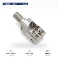 Fraise de barre en acier au tungstène CNC personnalisable EAP400R tête de coupe de dent de verrouillage de filetage APMT1604 INSERT OEM fraise en bout prise en charge