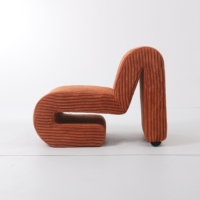 Chaise de canapé en tissu monoplace personnalisée avec rembourrage en éponge pour salle à manger ou salle de bain Chaise de style paresseux
