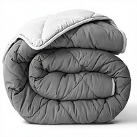 Couette King Comforter Cloud-Soft Alternative, insert de couette tout-saison, légère, réversible, respirante et matelassée