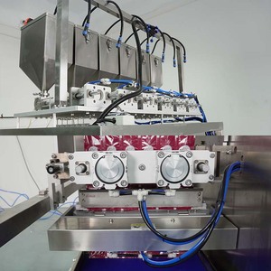 Fully Automatic Multilane VFFS 4 <b>Side</b> Sealing Filling Pouch Packaging Machine for Tomato Sauce & Paste with High Productivity - Product Image 5