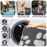 Tapis d'entrée lavable à profil bas, antidérapant, meilleur tapis de porte pour attraper la saleté, idéal pour les chiens